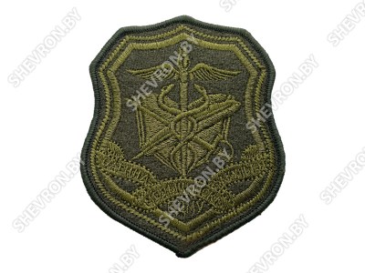 ШЕВРОН Белорусский Государственный медицинский университет (олива)